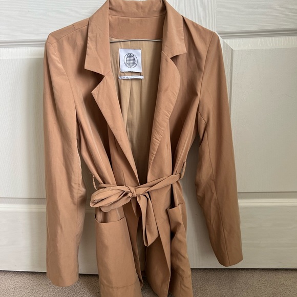 Tan blazer jacket from Urban Outfitters - Picture 1 of 4